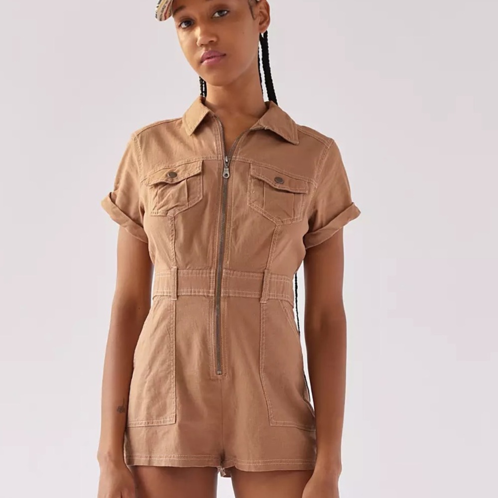 brown romper